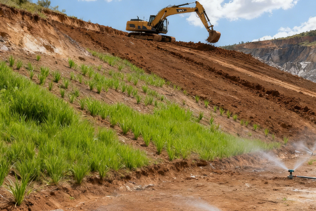 深耕生态修复领域，青青草视频在线免费观看团粒分析仪成功应用于矿山青青草视频在线免费观看改良工程